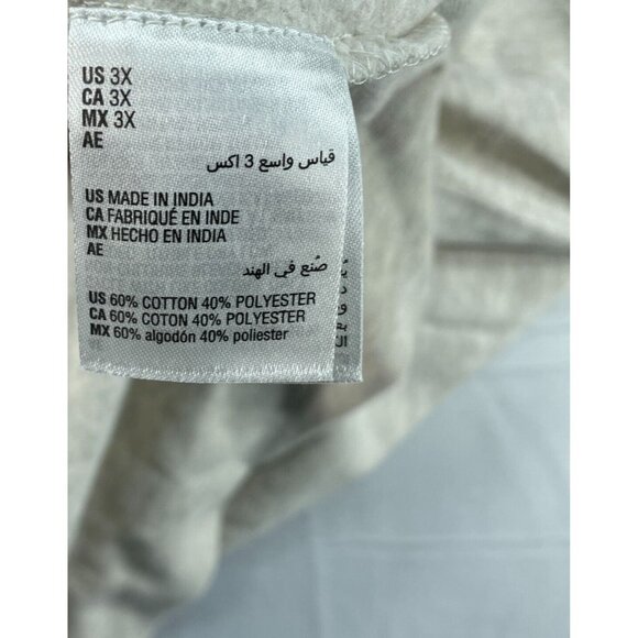 Style and Co Sweater Womens Plus size 3X Cream Beige Lounge Oversized New - Picture 4 of 7